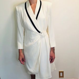 Vintage Black and White “Boss” Dress